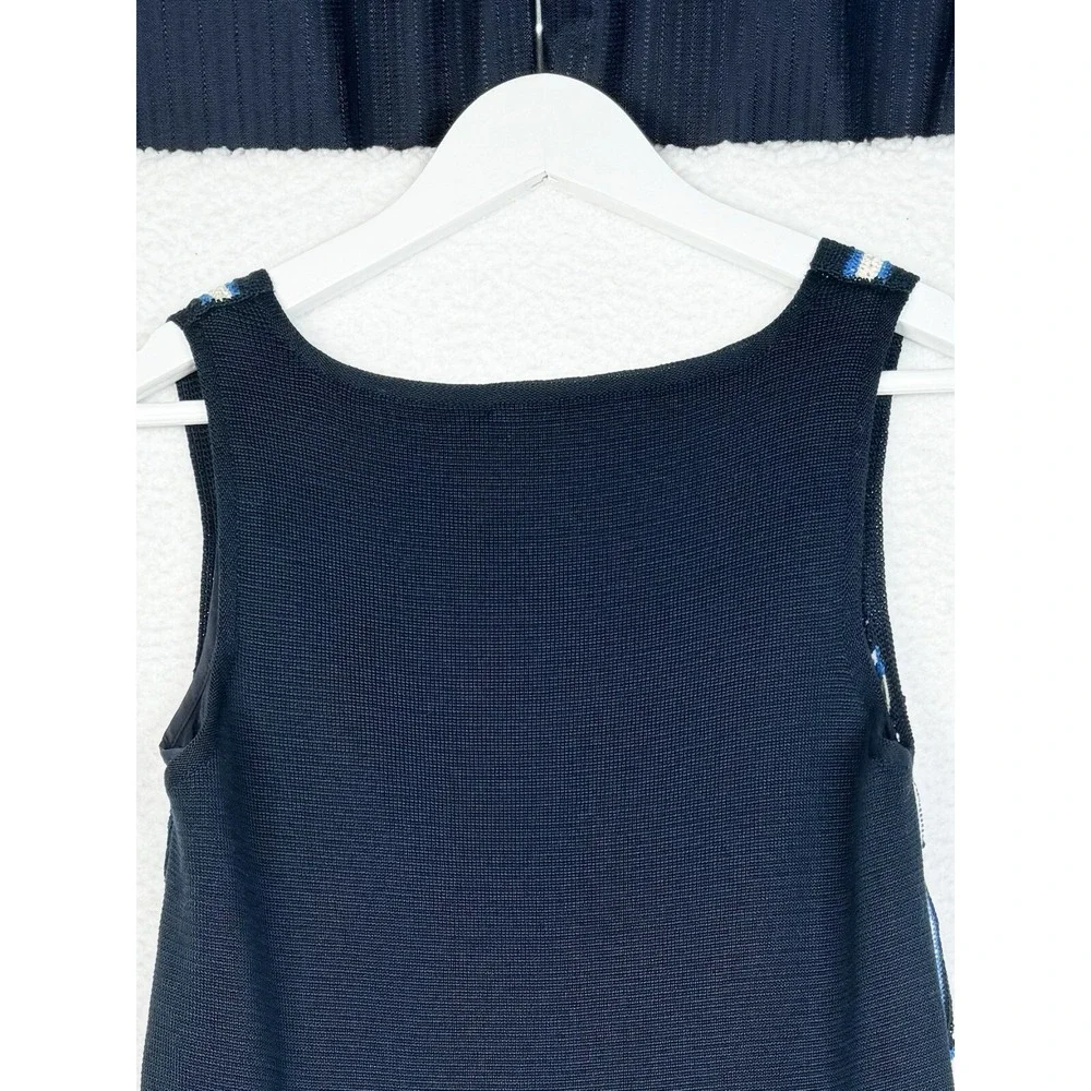 NEW- Women's Tory Burch Crochet Summer Dress Blue White - XS